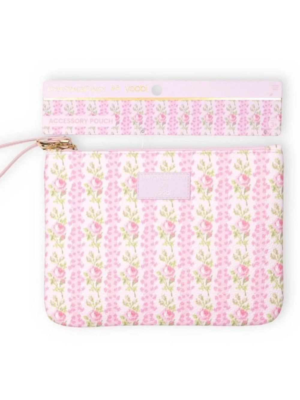 LoveShackFancy x Target - Yoobi Blooming Flat Zip Pencil Case with Strawberry